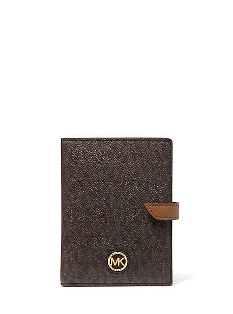 michael kors passport wallet|Heritage Medium Logo Passport Wallet.